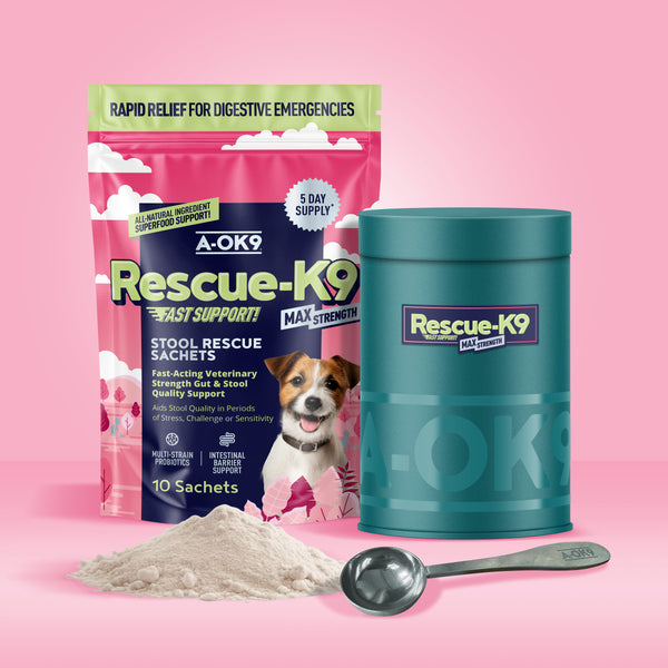 Rescue-K9 Max Strength - Digestive Supplements For Dogs | A-OK9