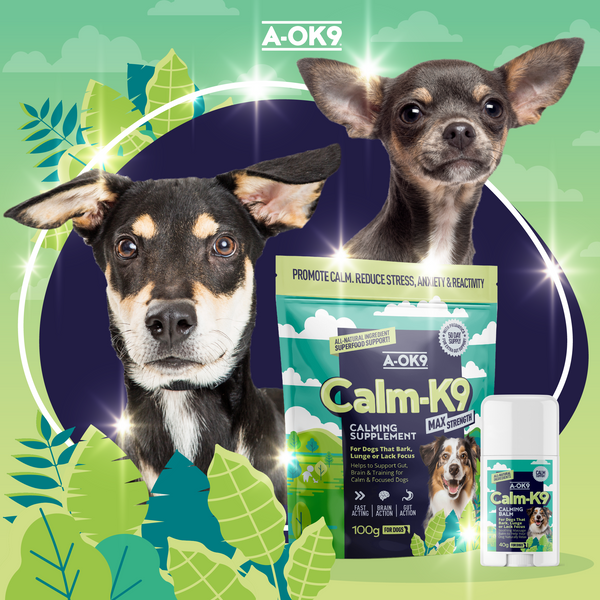 The Calming Duo Calming Remedies for Dogs A-OK9