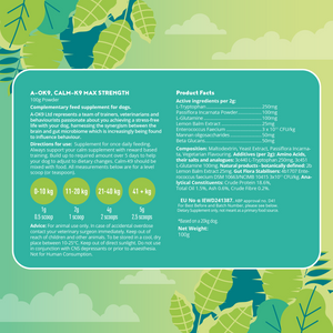 Calm-K9 Max Strength Multibuy - 5 Pouches