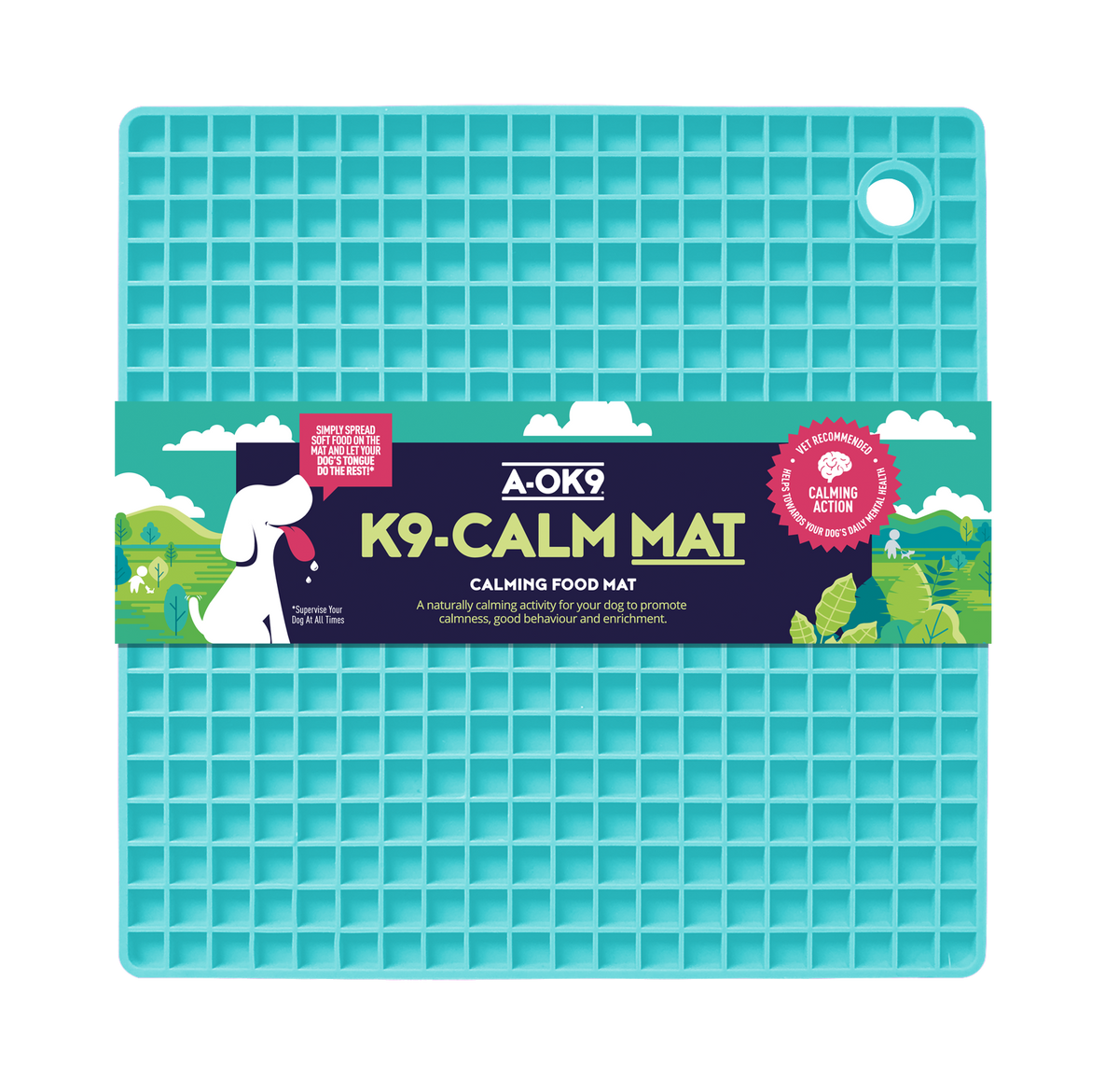 K9-CALM MAT: Lickable Enrichment Mat