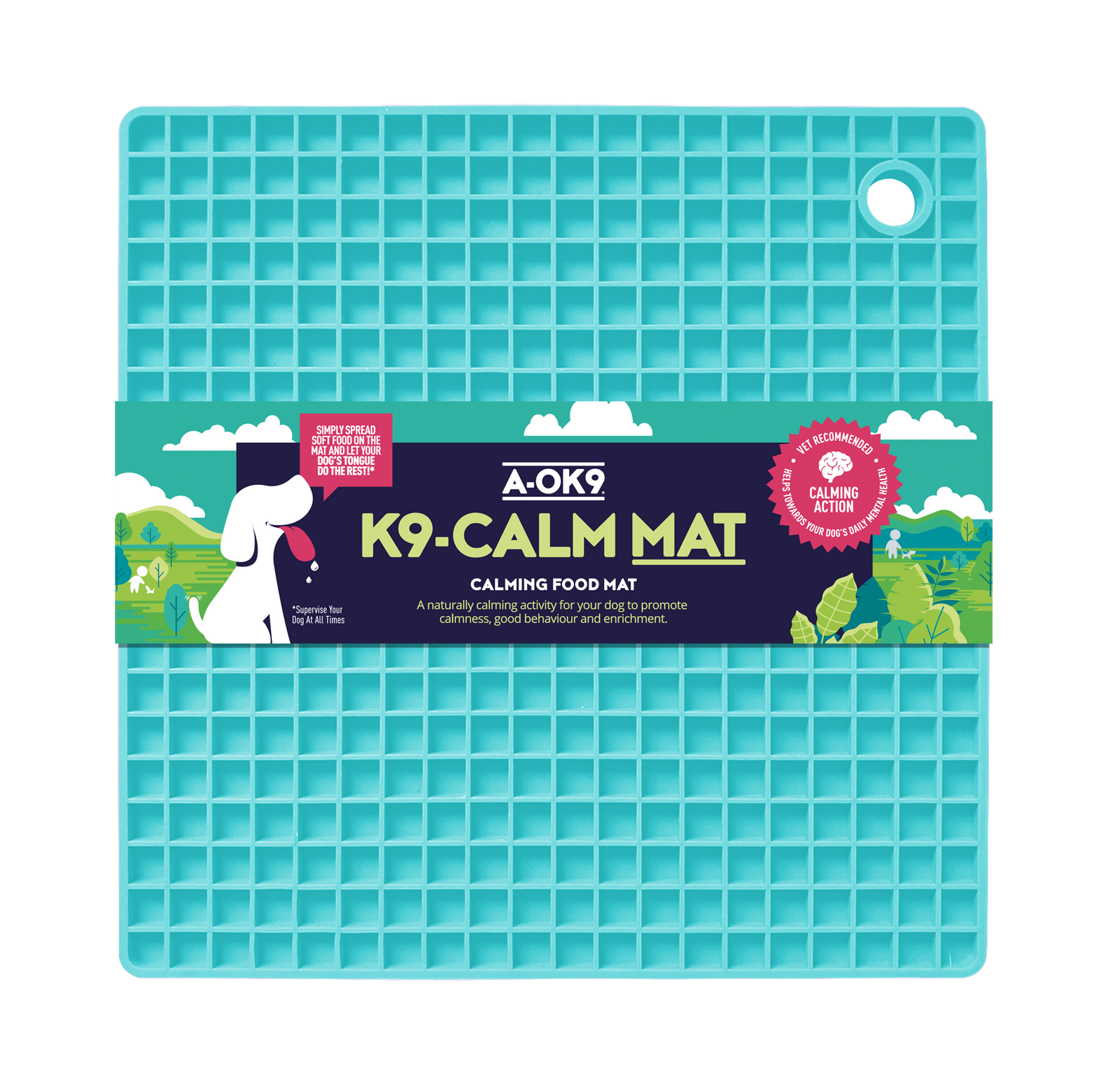 K9-Calm Mat: Lickable Enrichment Mat
