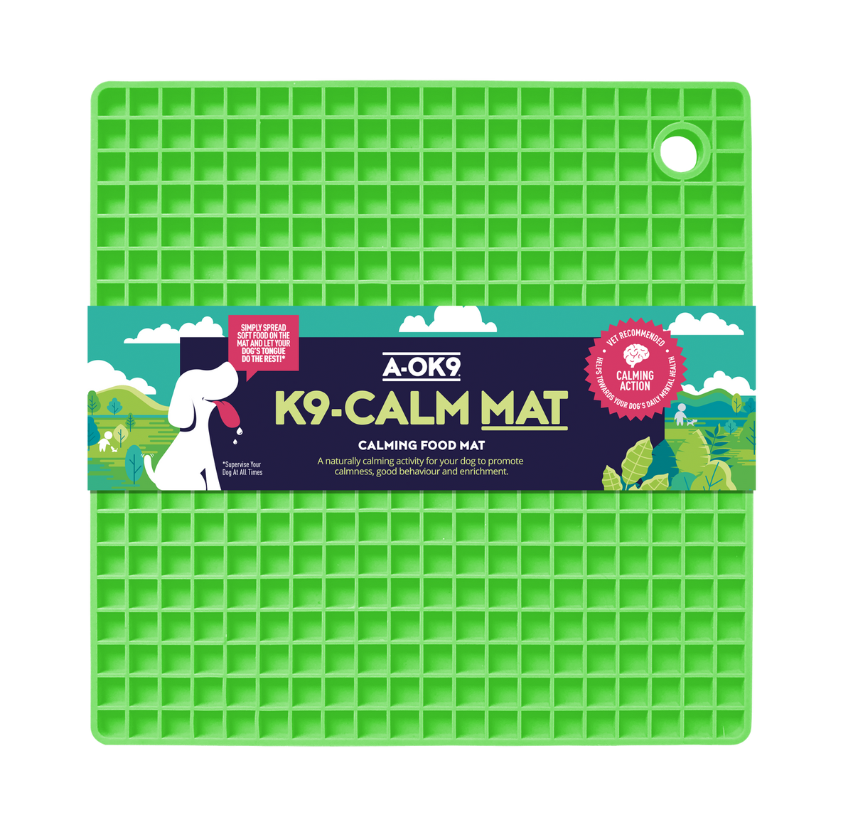 K9-CALM MAT: Lickable Enrichment Mat
