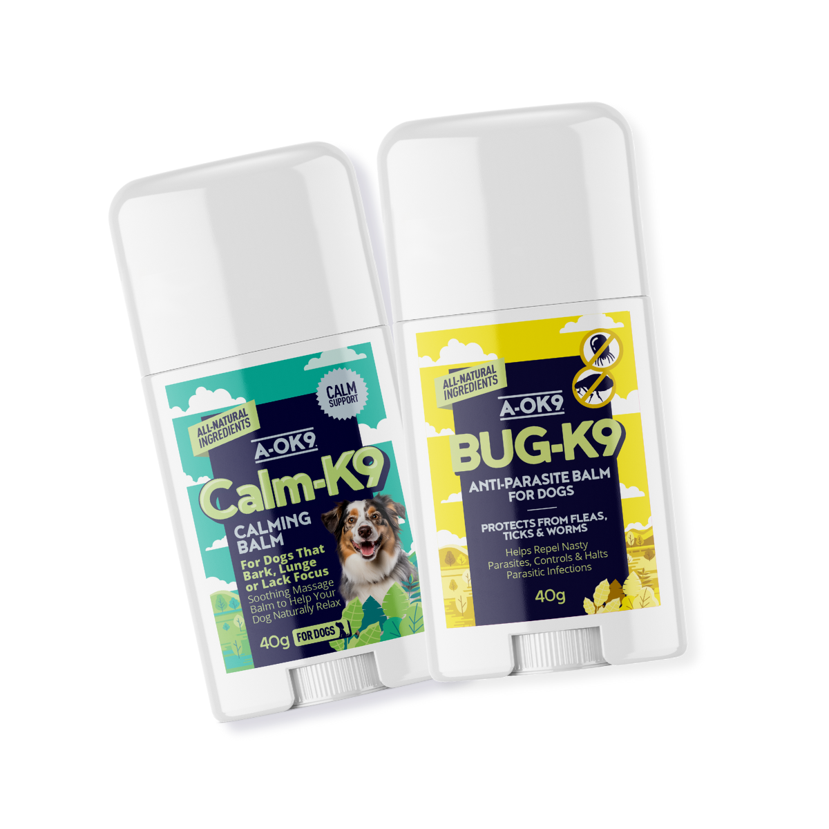 Bug-K9 &amp; Calm-K9 Balm 2-Pack