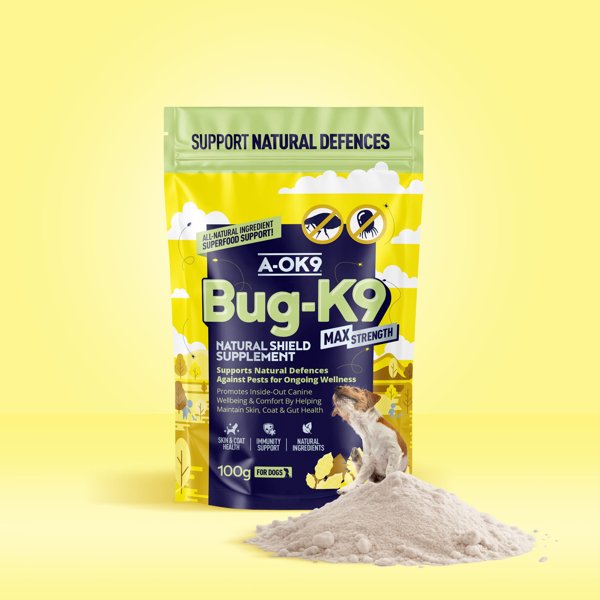 Bug-K9 | Support Natural Defences for Fleas, Ticks and Worms