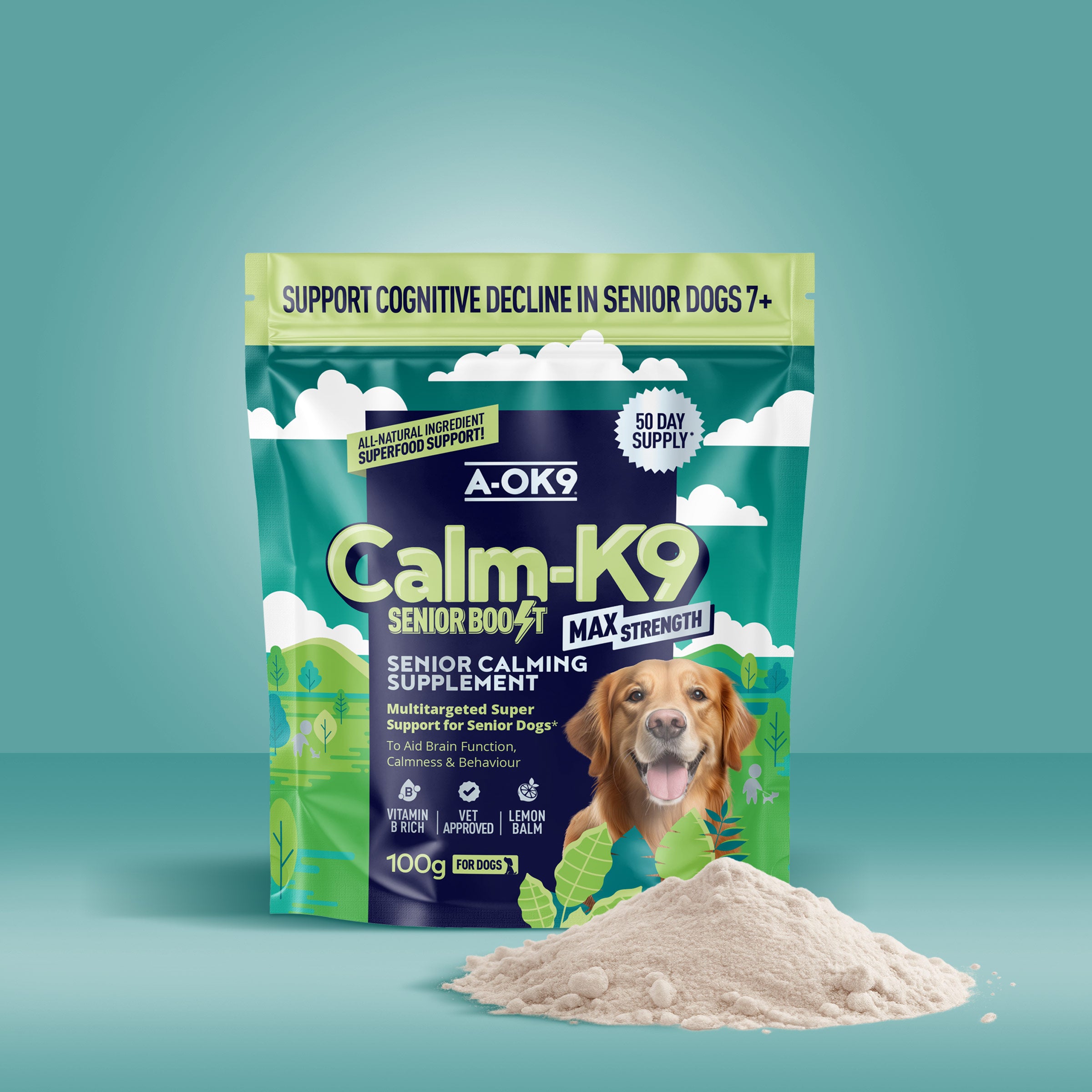 Calm-K9 Senior Boost | Calming Support for Older Dogs
