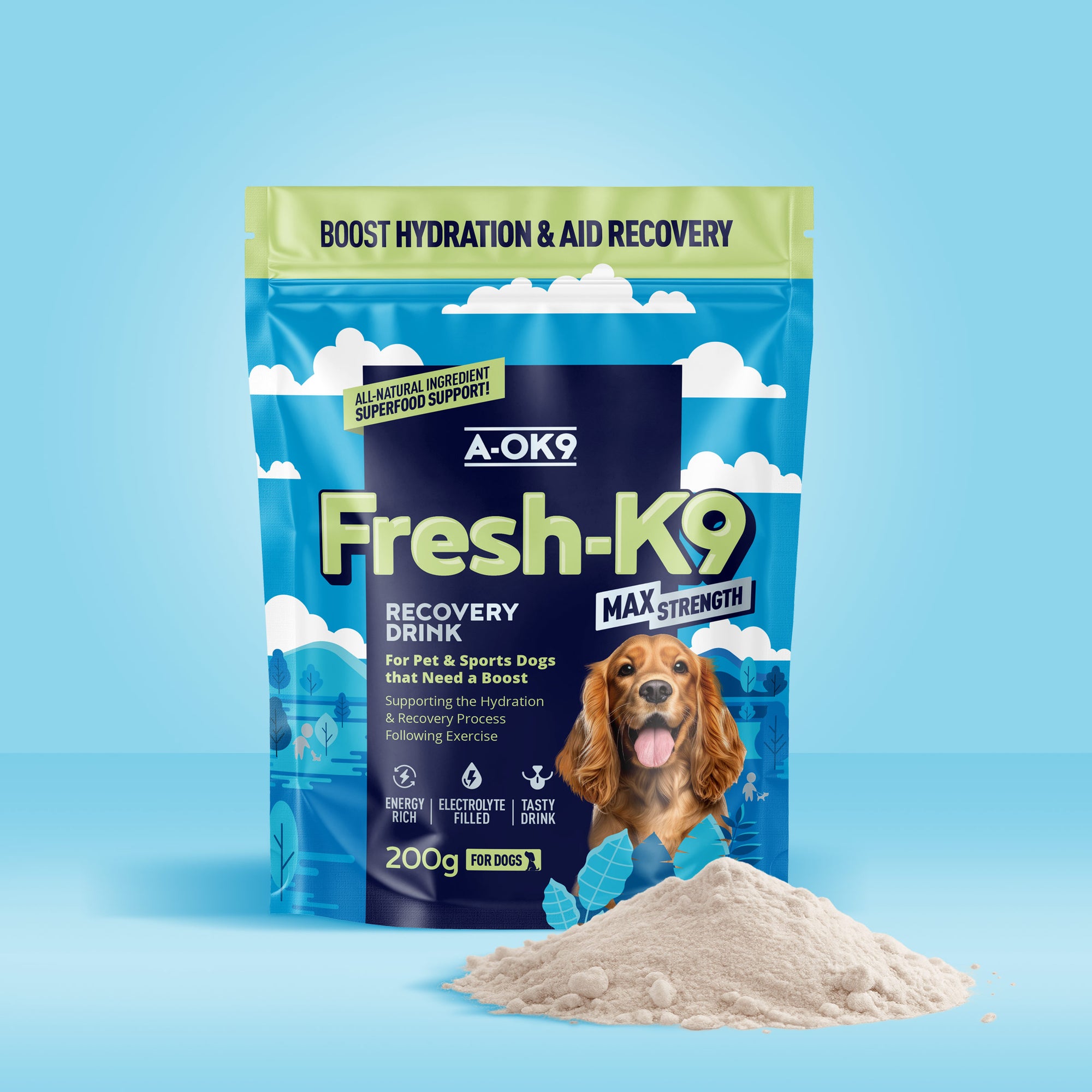 Fresh-K9 | Fast Recovery and Hydration After Exercise