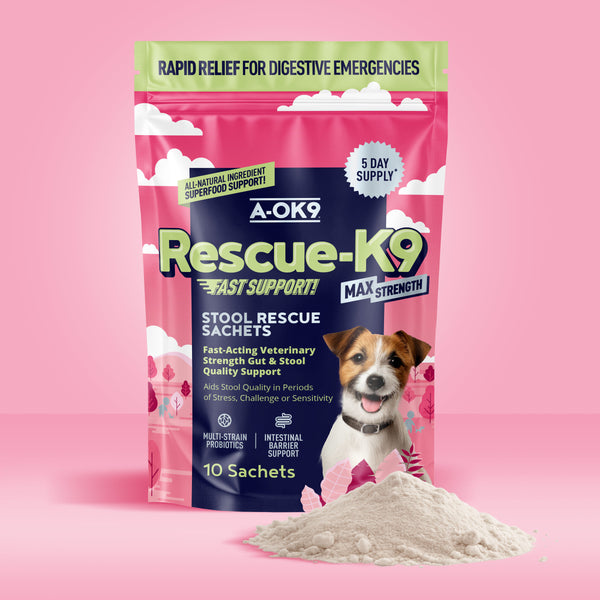 Rescue-K9 Max Strength - Digestive Supplements For Dogs | A-OK9