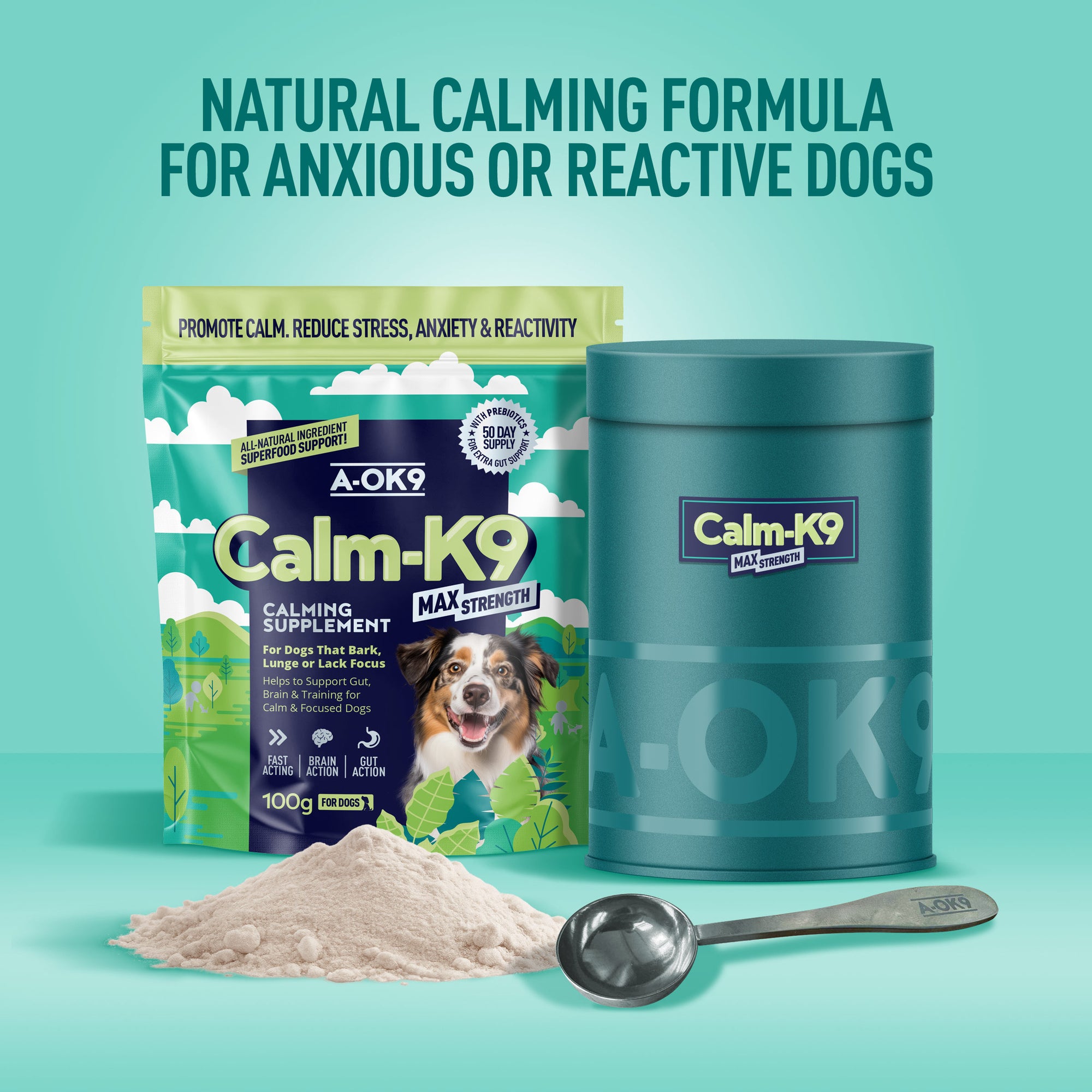 Calm-K9 | Calming Support for Happy, Relaxed Dogs