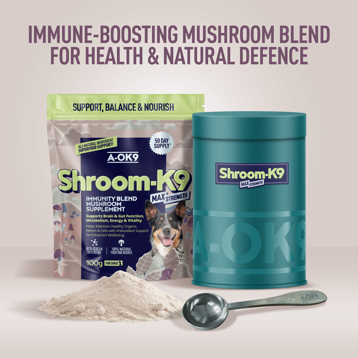 Shroom-K9 | Support For Your Dog’s Immune System
