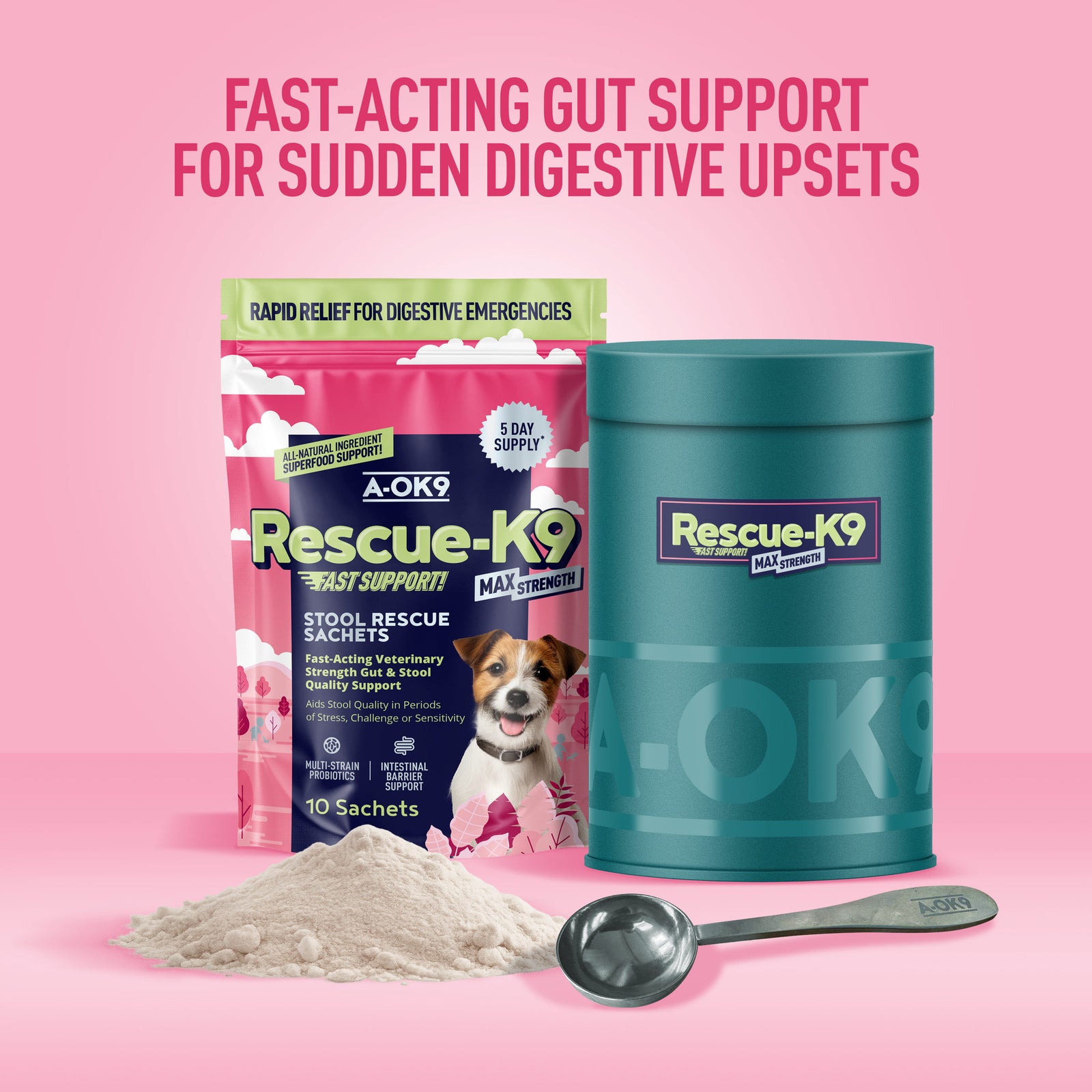 Rescue-K9 | Rapid Relief For Digestive Emergencies (10 Sachets)