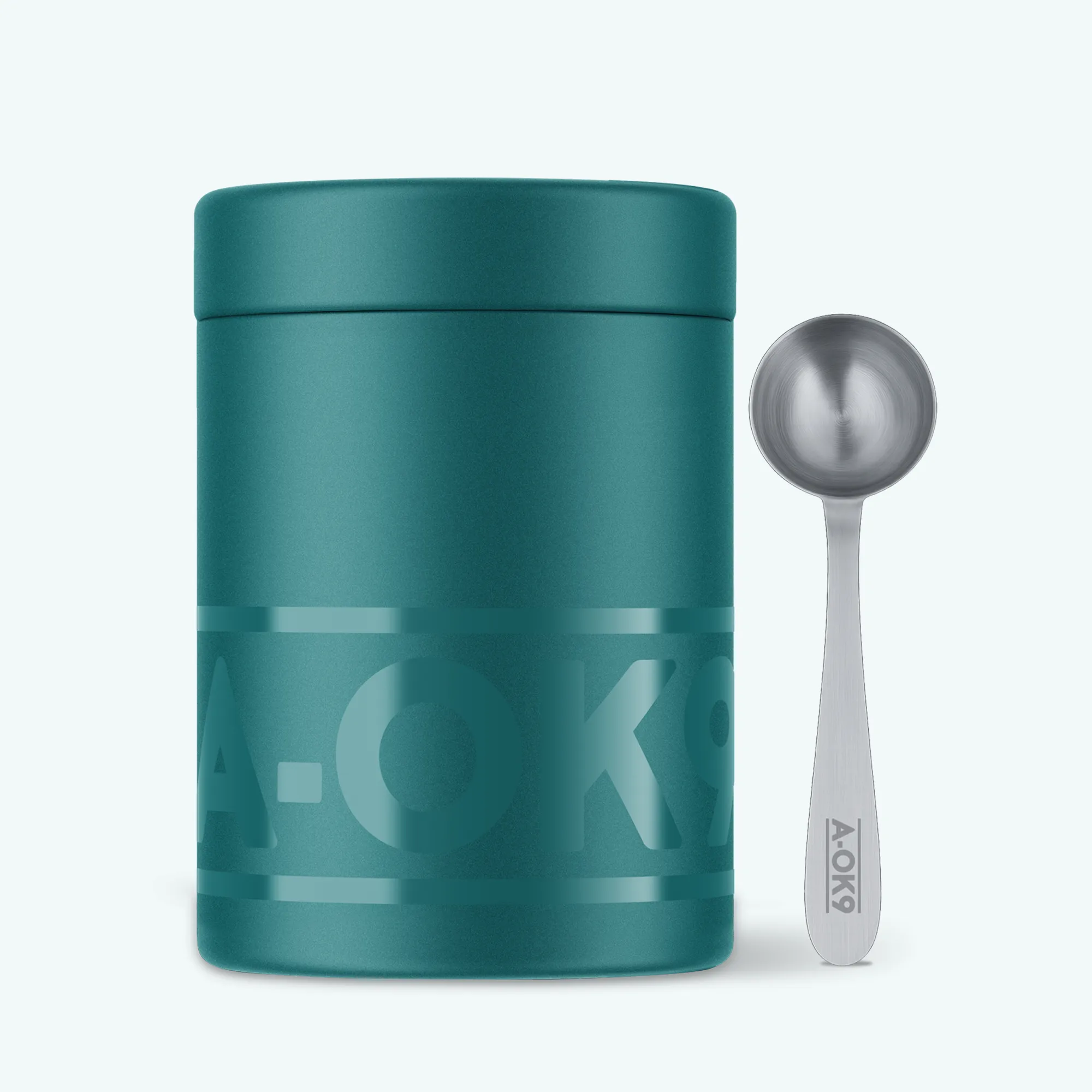 A-OK9 Supplement Container & Scoop Set