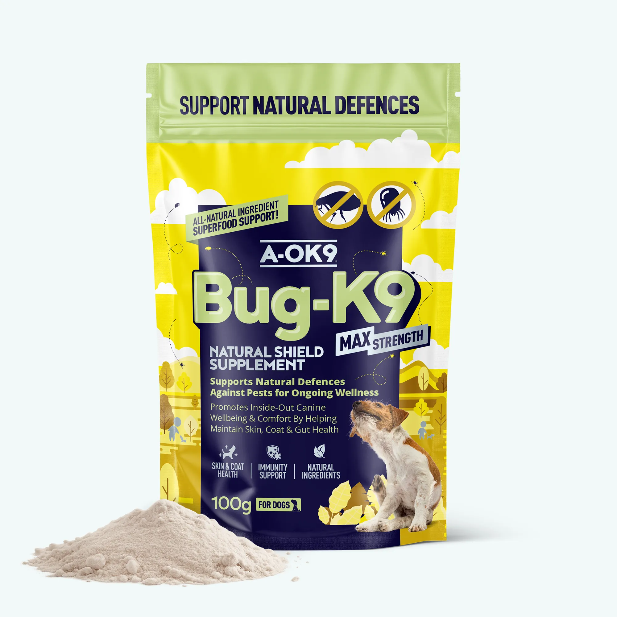 Bug-K9 | Support Natural Defences for Fleas, Ticks and Worms