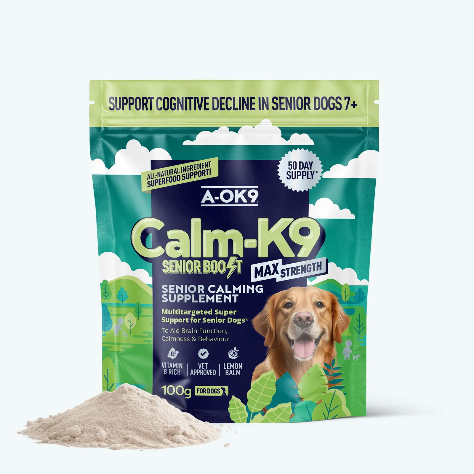 Calm-K9 Senior Boost | Calming Support for Older Dogs