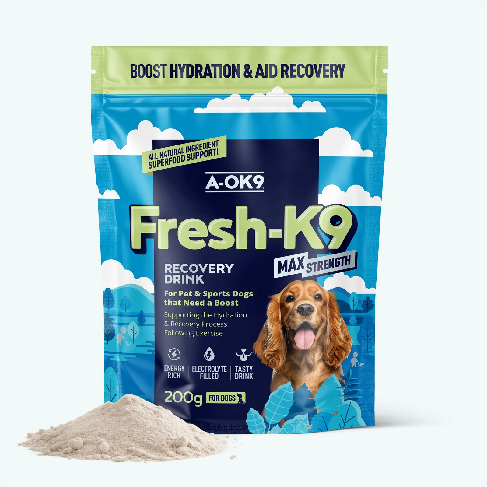 Fresh-K9 | Fast Recovery and Hydration After Exercise