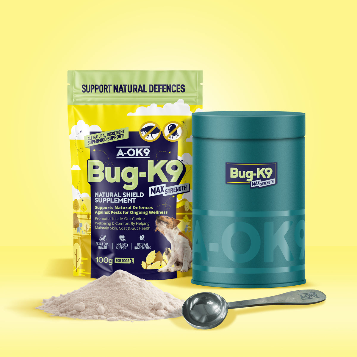 Bug-K9 | Support Natural Defences for Fleas, Ticks and Worms