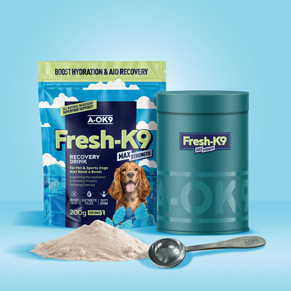 Fresh-K9 | Fast Recovery and Hydration After Exercise
