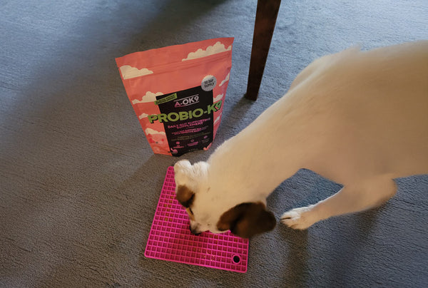 <p>Helpful<br/>My dog has food allergies, none very bad but several "mild" which together cause problems. PROBIO-K9 helps with balancing conditions in the stomach.</p>