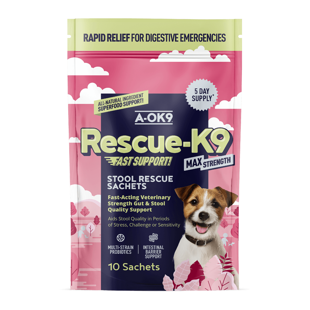Rescue-K9 Max Strength: Pack of 10 Sachets