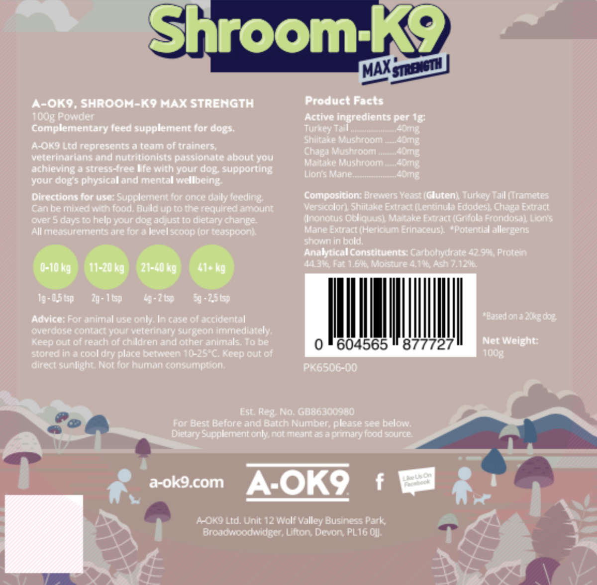 Shroom-K9 Max Strength