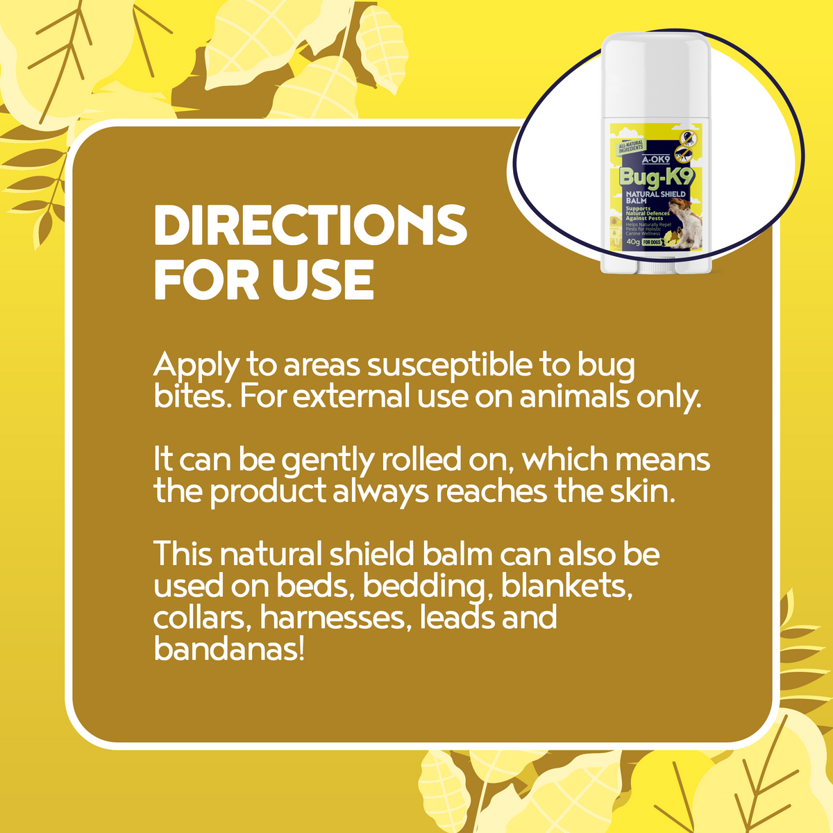 Bug-K9 Natural Shield Balm