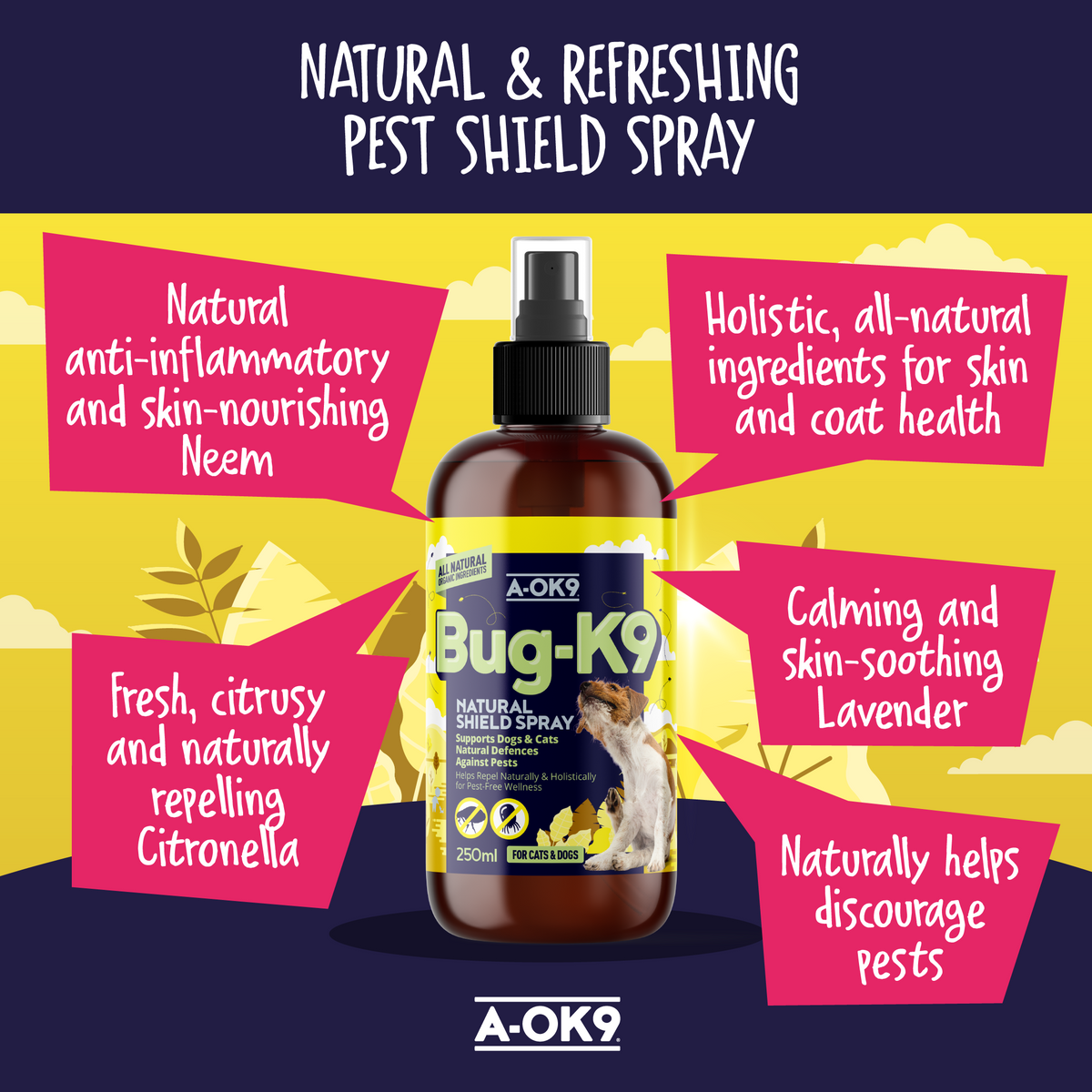 Bug-K9 Natural Shield Spray