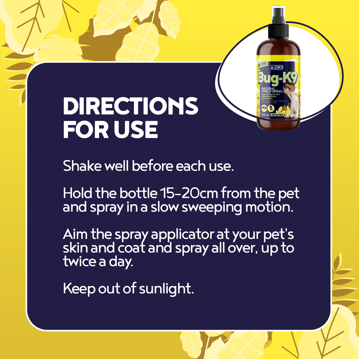 Bug-K9 Natural Shield Spray