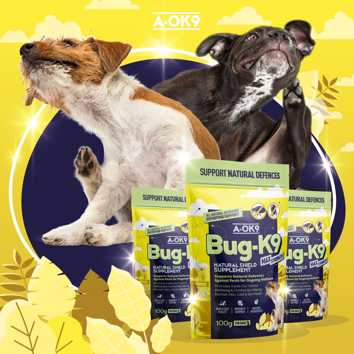 Bug-K9 Max Strength Multibuy - 5 Pouches