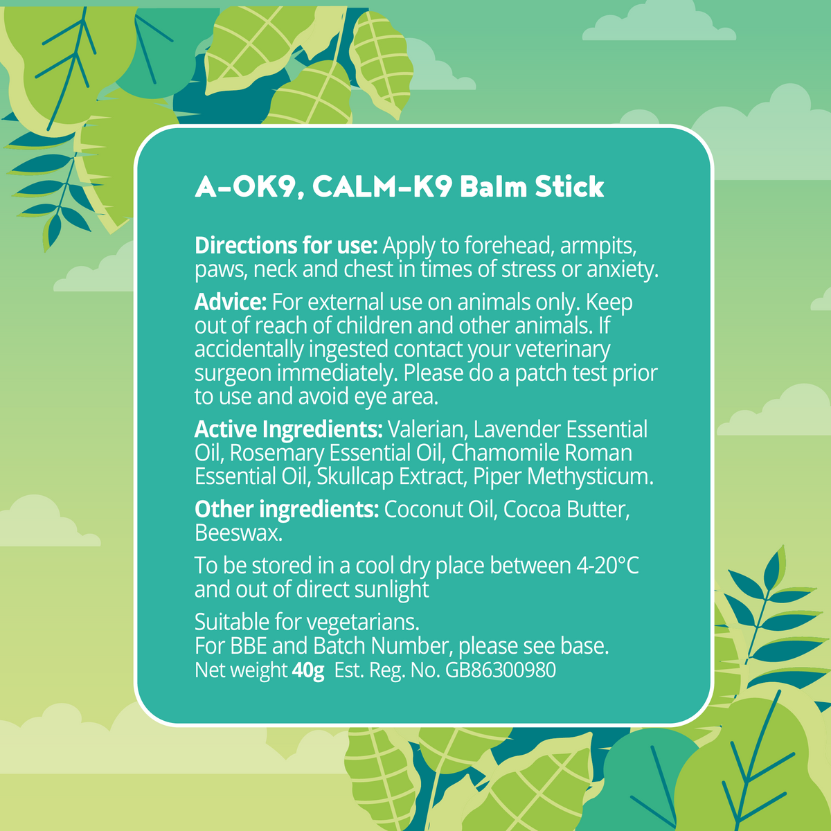 Calm-K9 Calming Balm