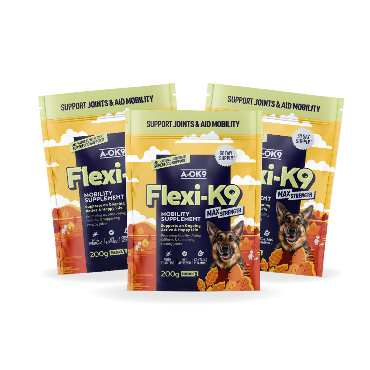 Flexi-K9 Max Strength Multibuy - 3 Pouches