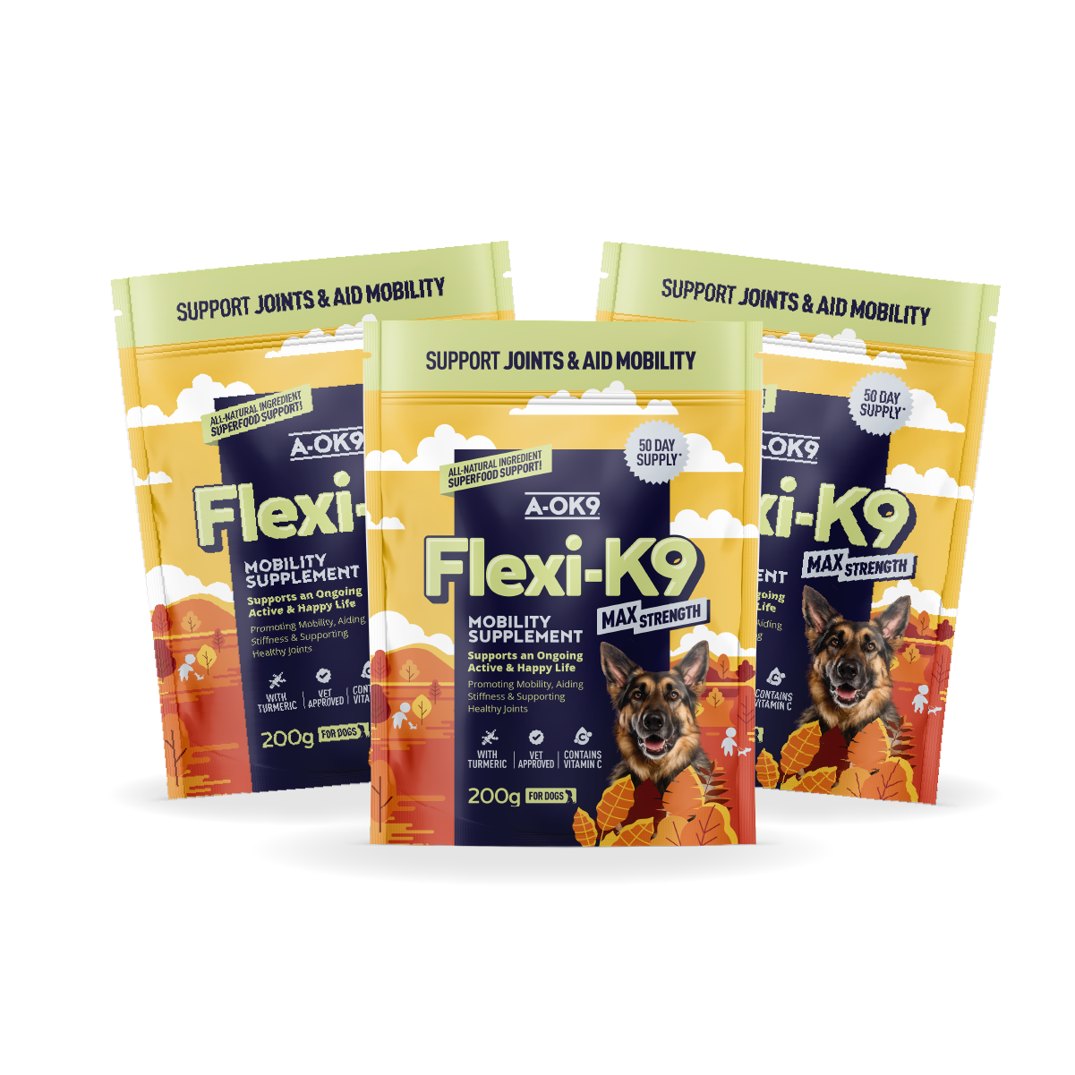 Flexi-K9 Max Strength Multibuy - 3 Pouches