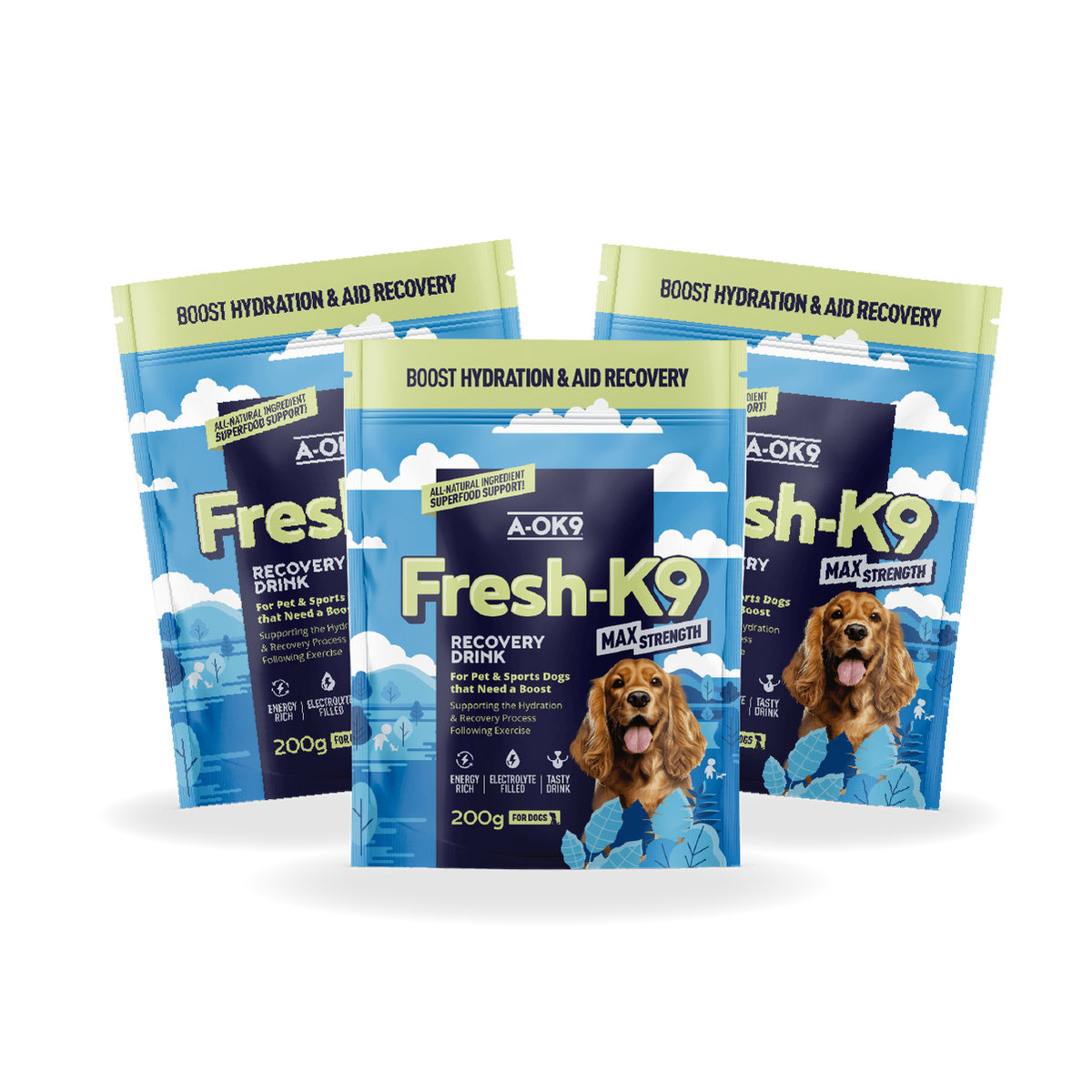 Fresh-K9 Max Strength Multibuy - 3 Pouches