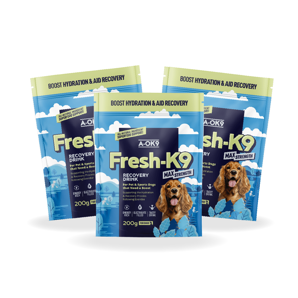 Fresh-K9 Max Strength Multibuy - 3 Pouches