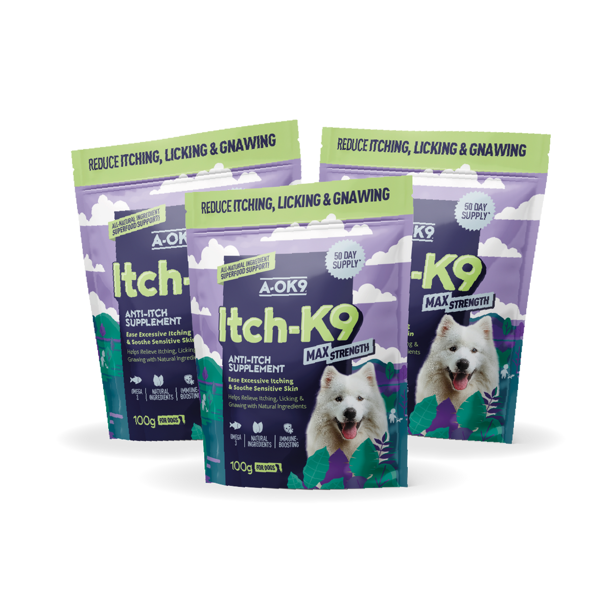 Itch-K9 Max Strength Multibuy - 3 Pouches