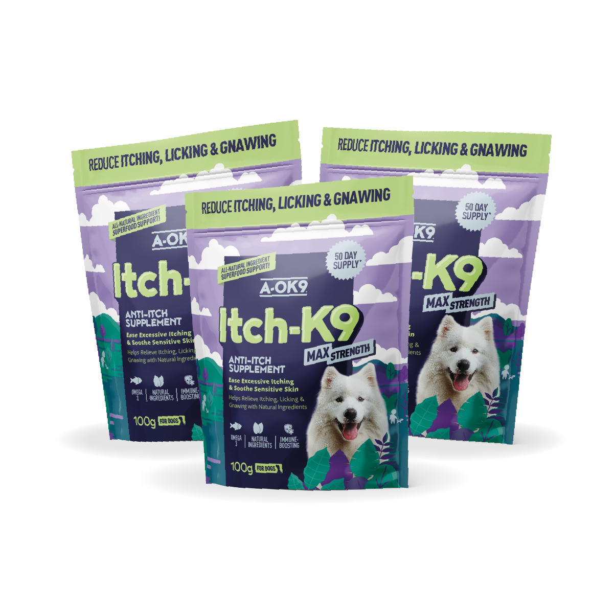 Itch-K9 Max Strength Multibuy - 3 Pouches