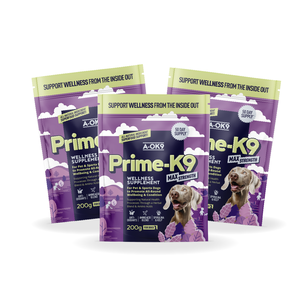 Prime-K9 Max Strength Multibuy - 3 Pouches