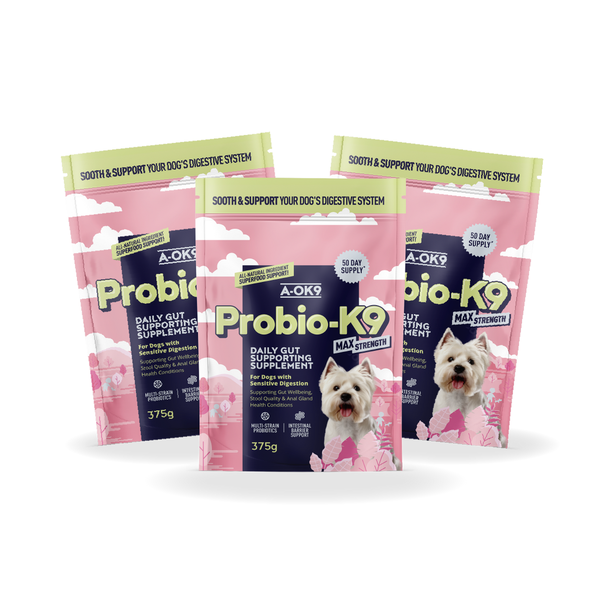 Probio-K9 Max Strength Multibuy - 3 Pouches