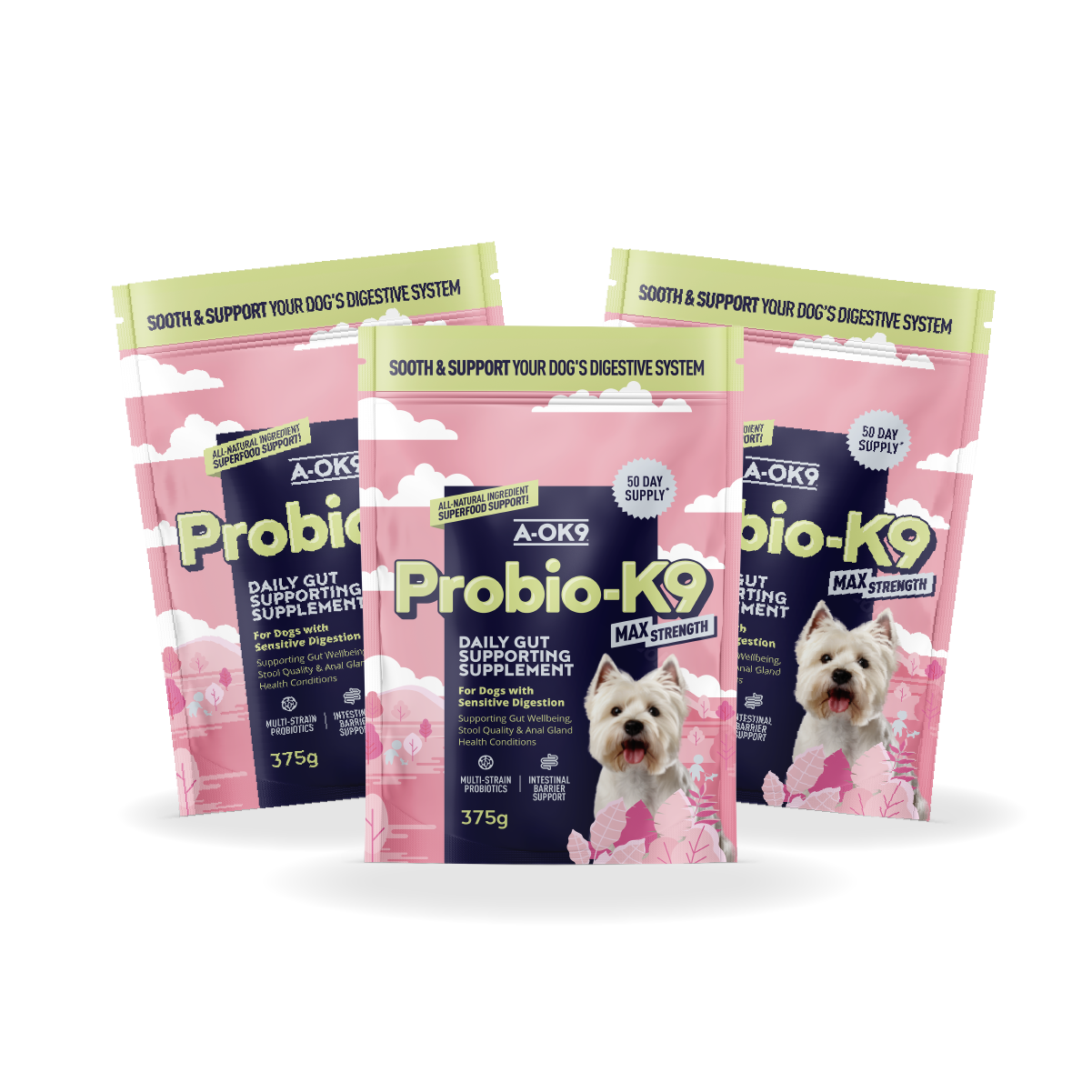 Probio-K9 Max Strength Multibuy - 3 Pouches