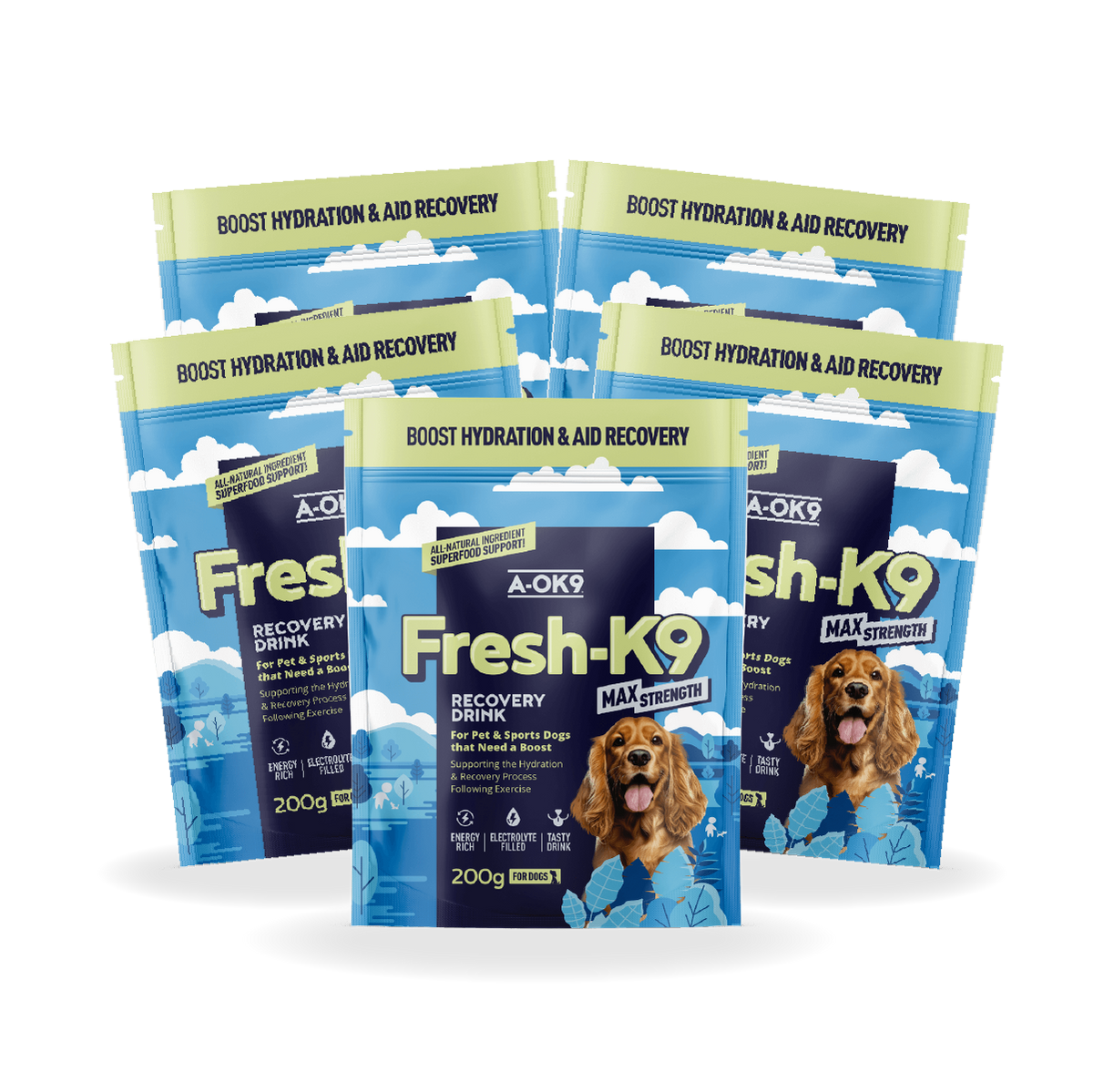 Fresh-K9 Max Strength Multibuy - 5 Pouches