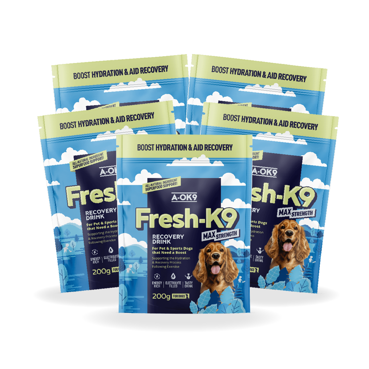 Fresh-K9 Max Strength Multibuy - 5 Pouches