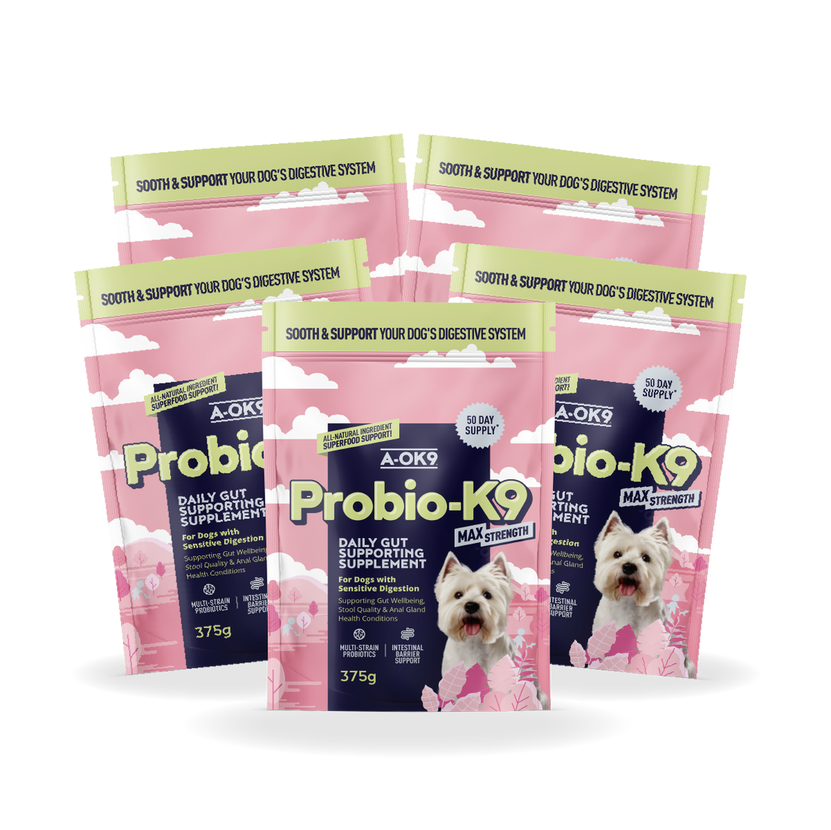 Probio-K9 Max Strength Multibuy -  5 Pouches