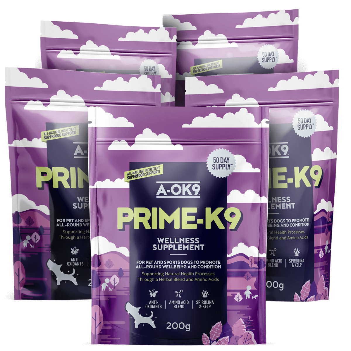 PRIME-K9 - Multibuy - 5 Pouches